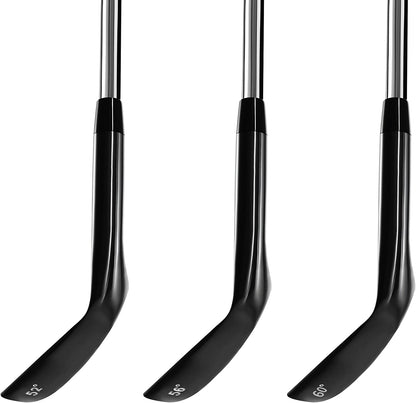 LAZRUS Premium Forged Golf Wedge Set for Men or Individual - 50 52 54 56 58 60 64 72 Degree Golf Wedges + Milled Face for More Spin - Great Golf Gift
