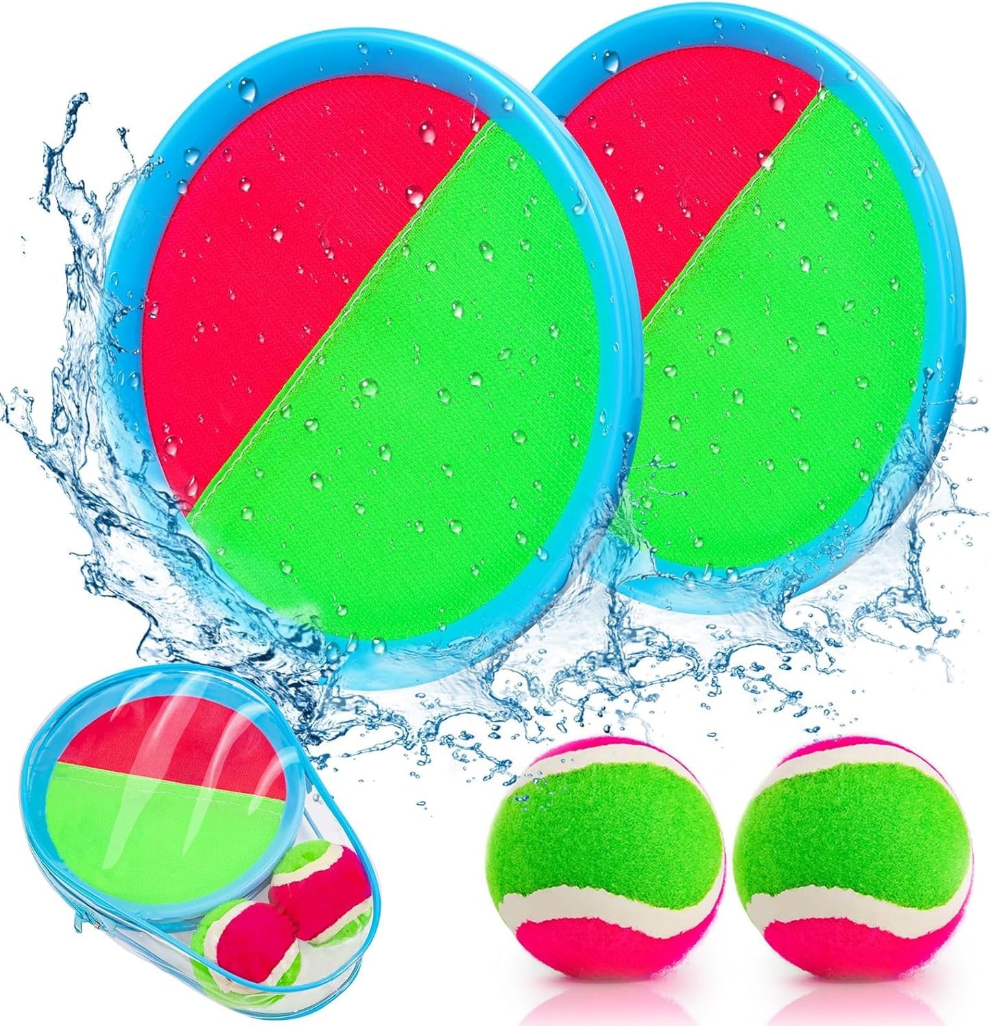 Toddler Toys Toss and Catch Ball Set Easter Basket Stuffers for Kids Toddler, Toys for 3 4 5 6 7 8 Year Old Boys Girls Birthday Gift, Yard Outdoor Games for Kid Ages 4-8 8-12 Beach Pool