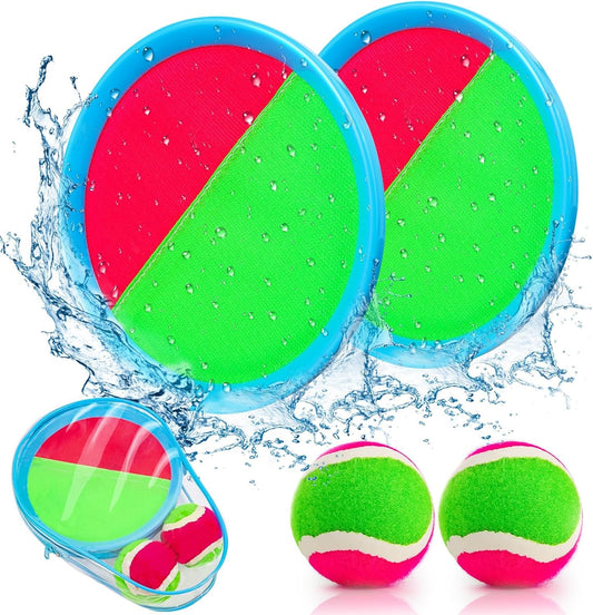 Toddler Toys Toss and Catch Ball Set Easter Basket Stuffers for Kids Toddler, Toys for 3 4 5 6 7 8 Year Old Boys Girls Birthday Gift, Yard Outdoor Games for Kid Ages 4-8 8-12 Beach Pool